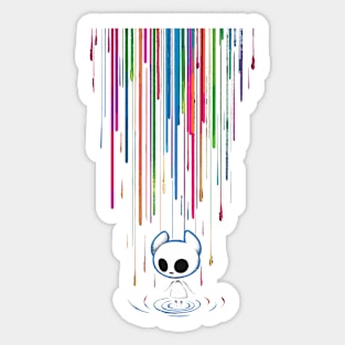 Super Cute Acid Rainbow Chibi Mouse Comic Horror Art I Sticker